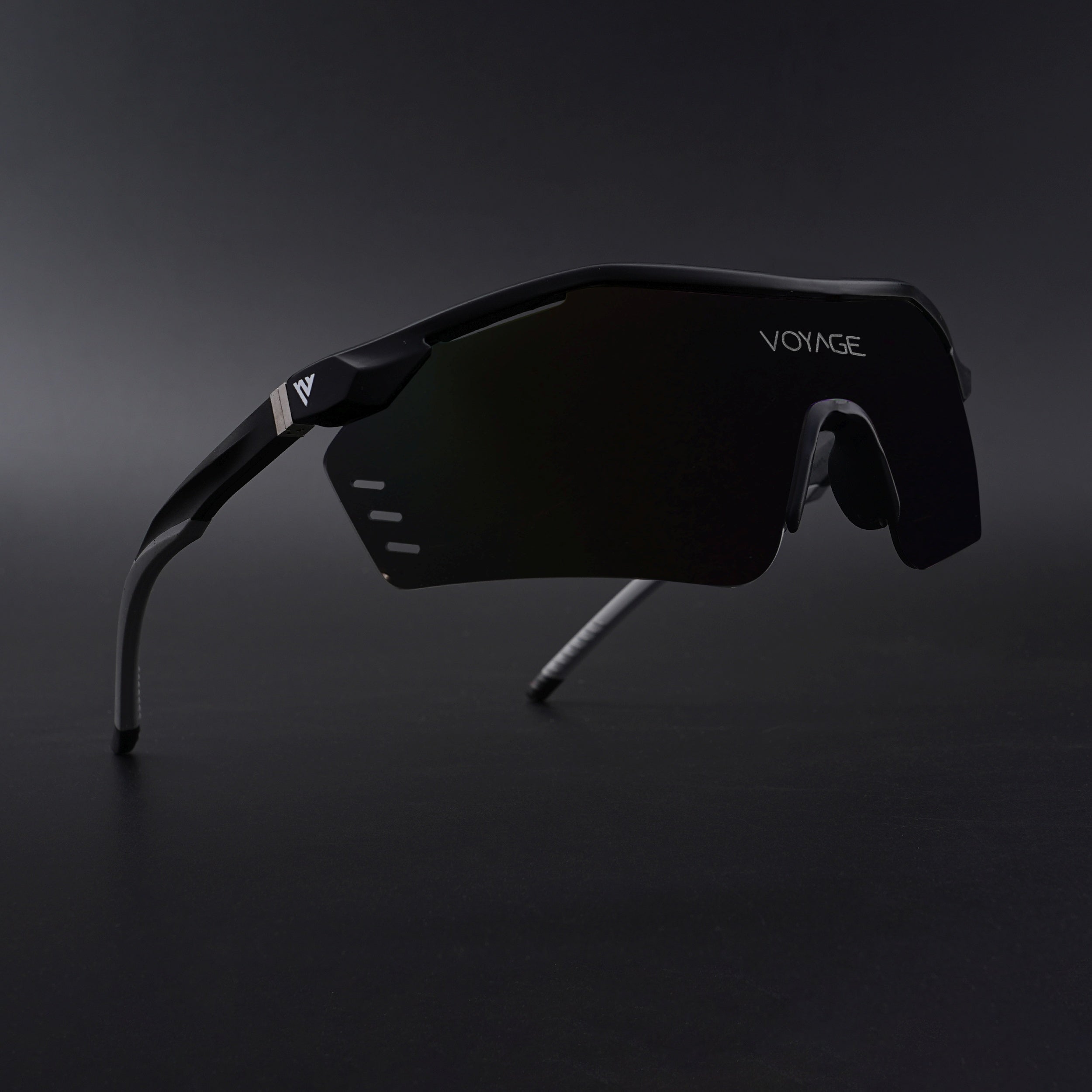 Drift Sunglasses (Multicolor Lens | Black Frame - MG5777)