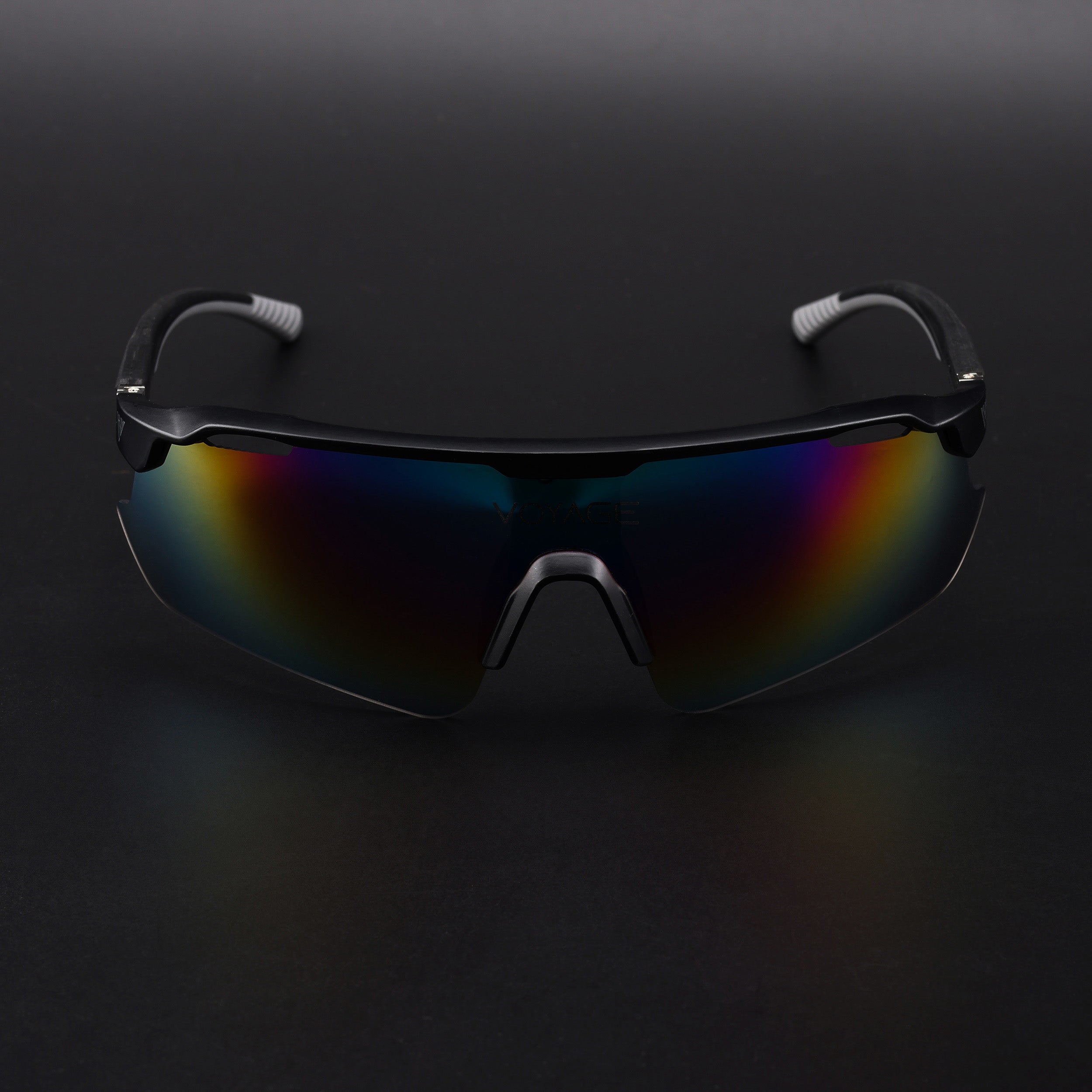 Drift Sunglasses (Multicolor Lens | Black Frame - MG5785)