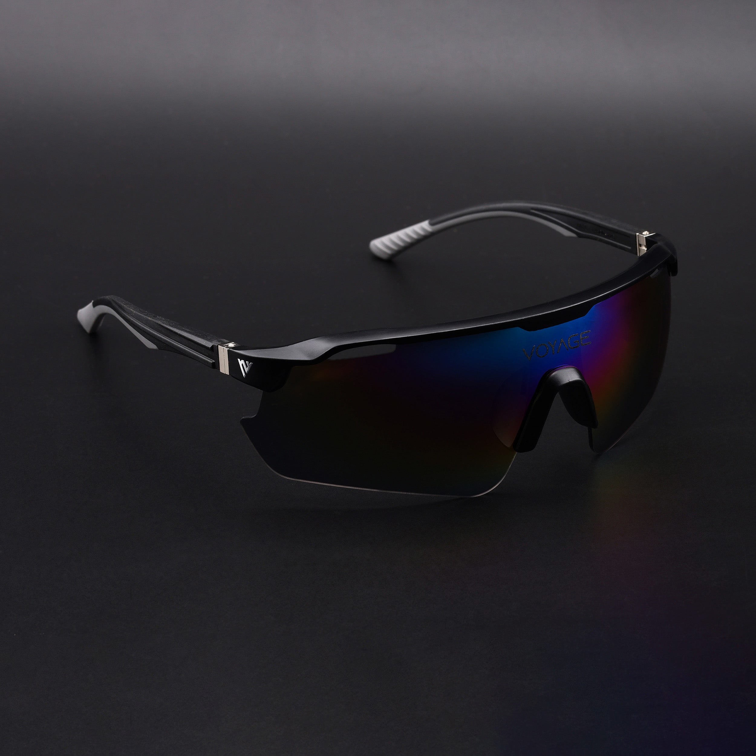 Drift Sunglasses (Multicolor Lens | Black Frame - MG5785)