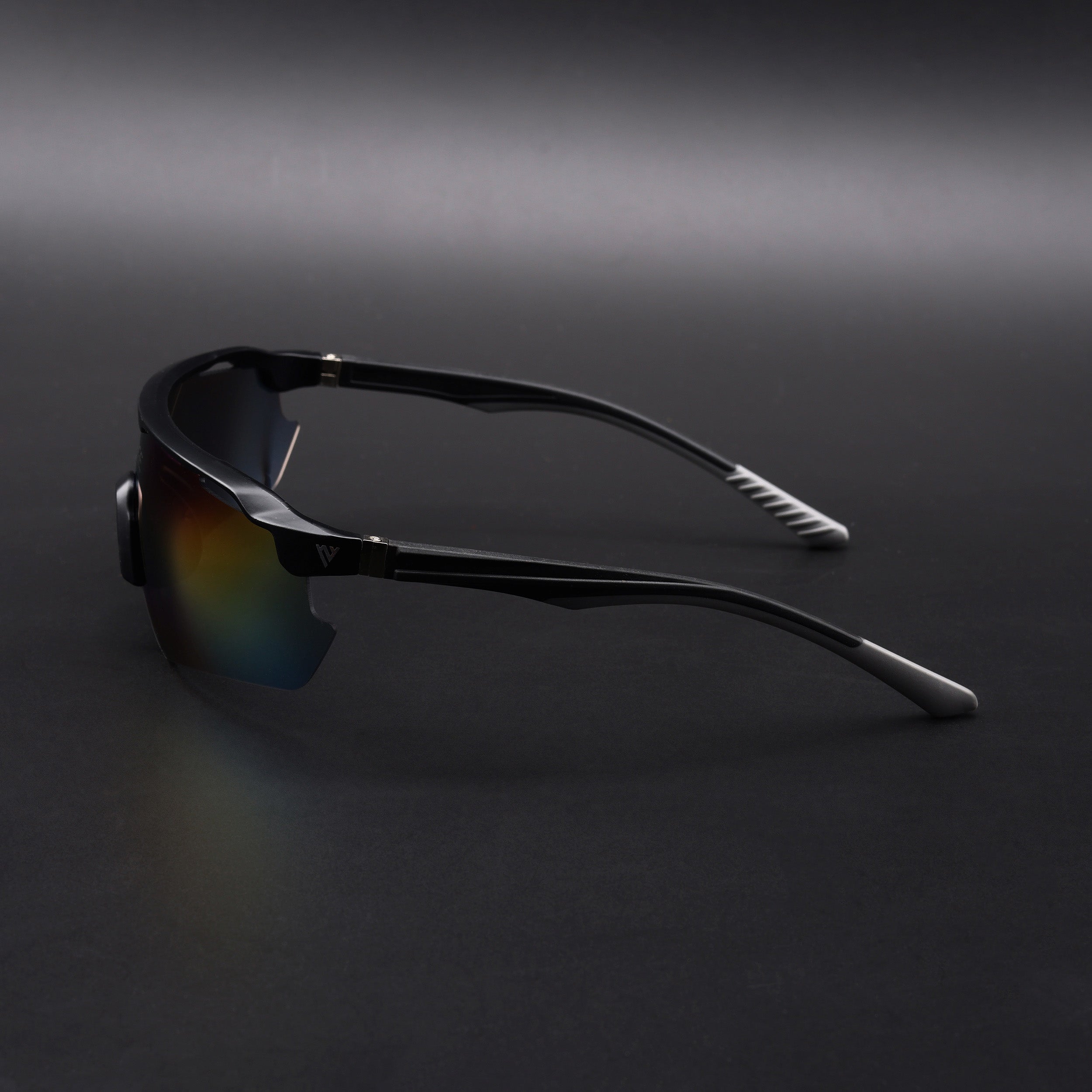 Drift Sunglasses (Multicolor Lens | Black Frame - MG5785)