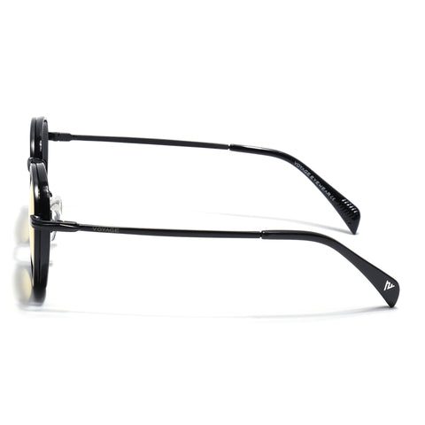 Captain | Yellow Round Polarized Sunglasses - PMG7251