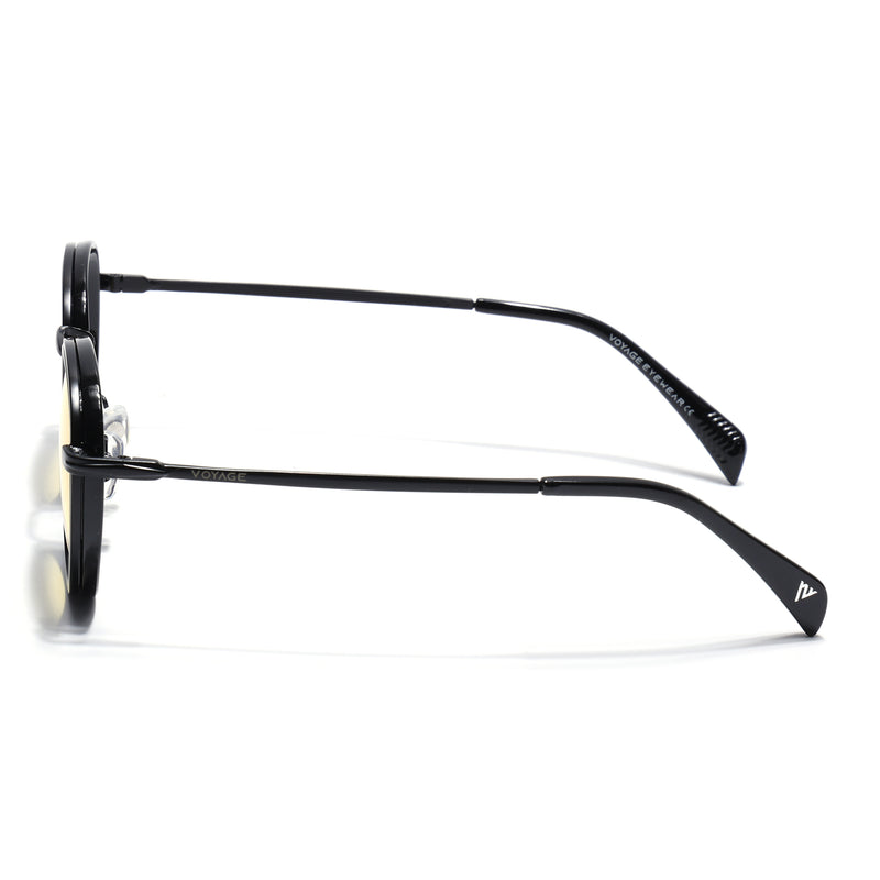 Captain | Yellow Tint Round Polarized Sunglasses - PMG7251