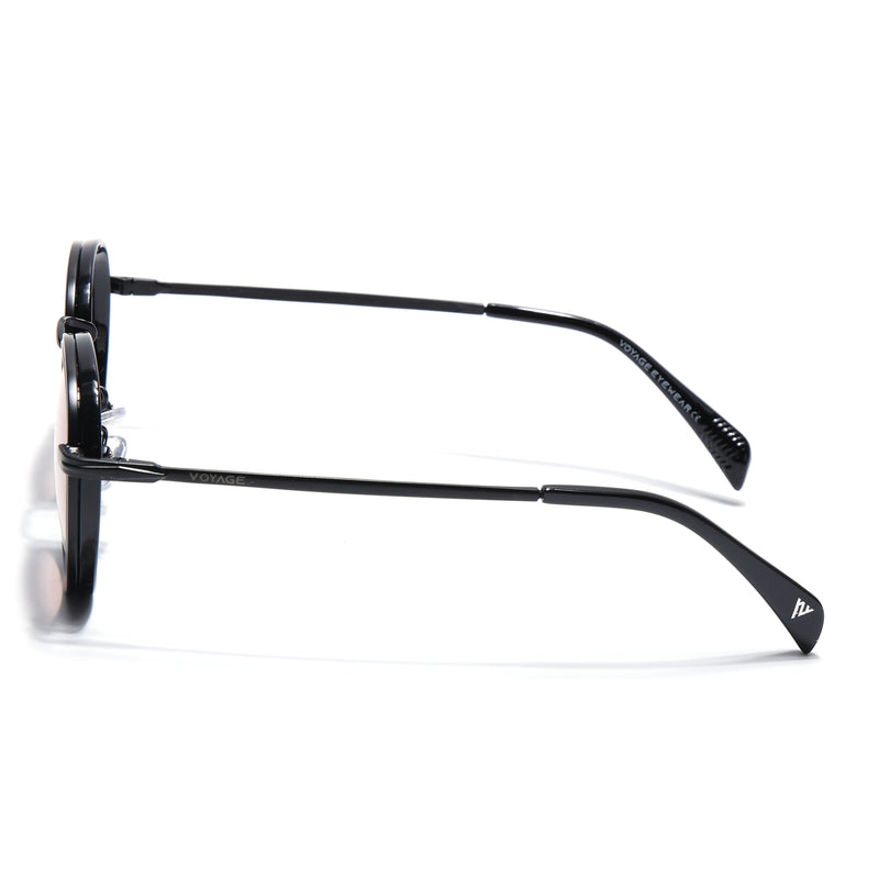 Captain | Brown Round Polarized Sunglasses - PMG7253