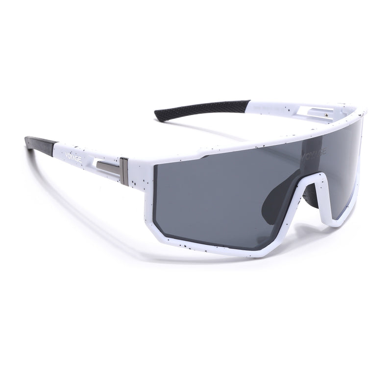 Drift Sunglasses  (Black Lens | White Frame - PMG6054)