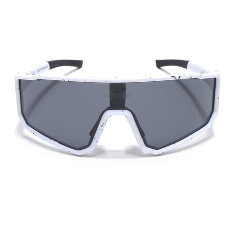 Drift Sunglasses  (Black Lens | White Frame - PMG6054)