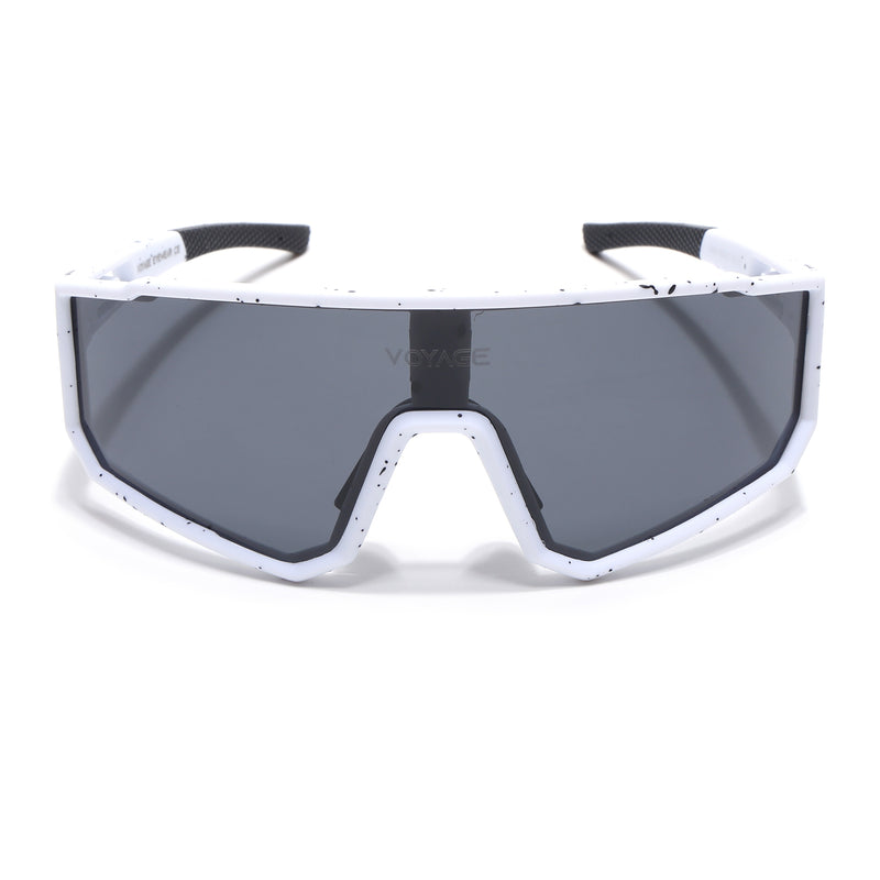 Drift Sunglasses  (Black Lens | White Frame - PMG6054)