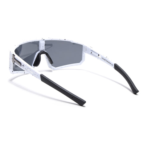 Drift Sunglasses  (Black Lens | White Frame - PMG6054)