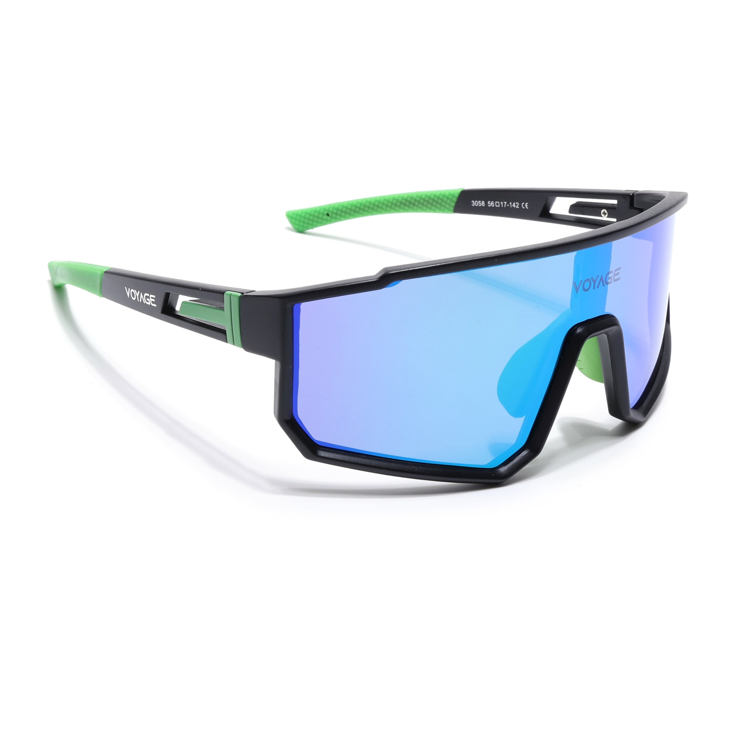 Drift Sunglasses (Multicolor Lens | Black Frame - PMG6059)