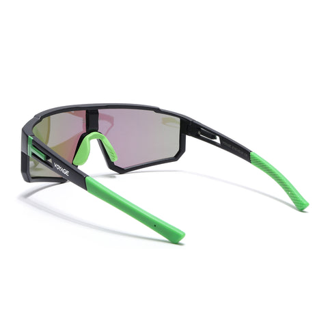 Drift Sunglasses (Multicolor Lens | Black Frame - PMG6059)