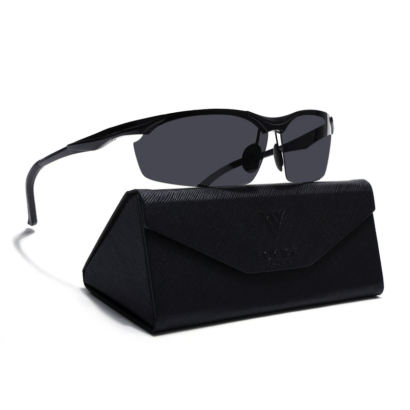 Turbo Aluminium | Gunmetal Black Polarized Sunglasses - PMG4646