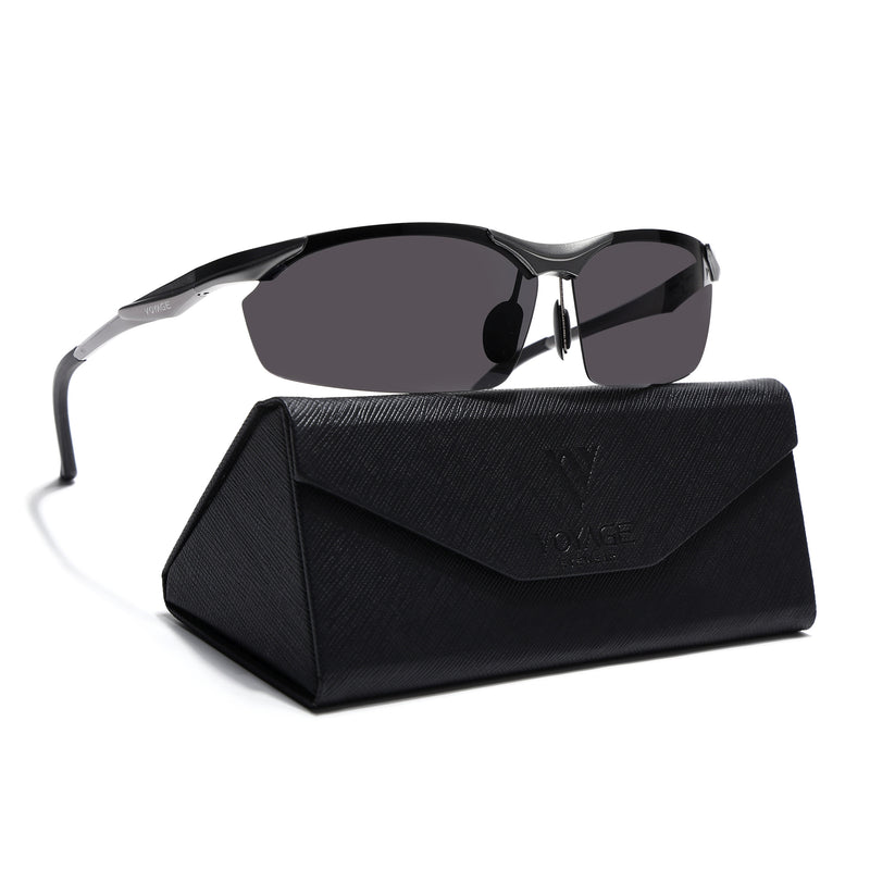 Turbo Aluminium | Black Polarized Sunglasses - PMG4647
