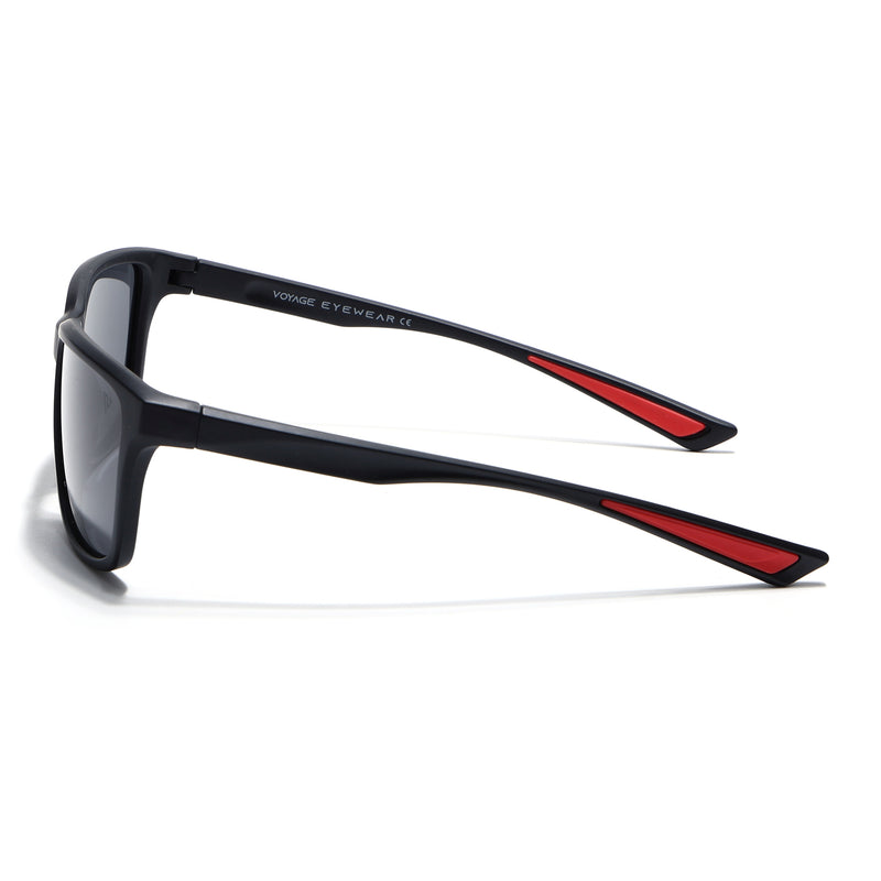 Terra | Wayfarer Matt Black Polarized Wayfarer Sunglasses - PMG3963