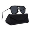 Aether | Black Polarized Wayfarer Sunglasses - PMG4578