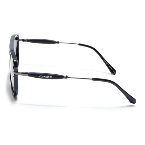 Wayfarer Polarized Sunglasses (Shine Black Lens | Black Frame - PMG5440)