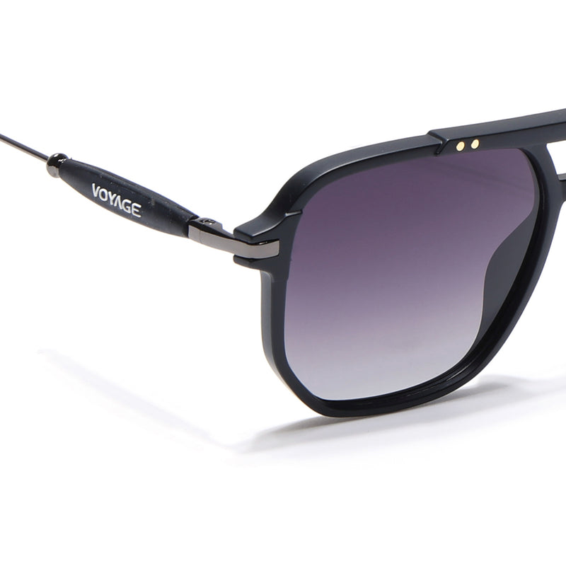 Wayfarer Polarized Sunglasses (Matt Black Lens | Black Frame - PMG5441)