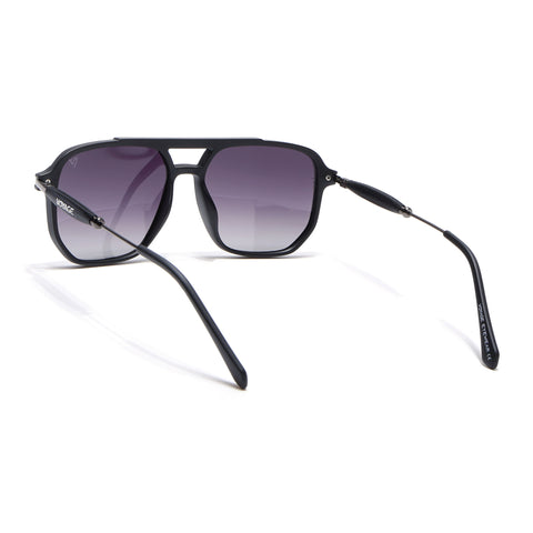 Wayfarer Polarized Sunglasses (Matt Black Lens | Black Frame - PMG5441)