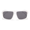 PolarV | Transparent Square Polarized Sunglasses | Black Lens - PMG6600
