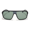 PolarV | Black Square Polarized Sunglasses | Green Lens - PMG6598