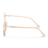 Voyage Select Round Sunglasses for Women (Brown Lens | Nude & Golden Frame - SLPMG6223)