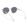 Voyage Select Round Sunglasses for Women (Grey Lens | Off White & Silver Frame - SLPMG6224)