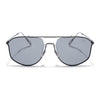 Voyage Select Wayfarer Sunglasses (Grey Lens | Black & Transparent Frame - SLPMG6279)