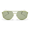 Voyage Select Wayfarer Sunglasses (Green Lens | Green & Transparent Frame - SLPMG6280)