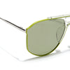 Voyage Select Wayfarer Sunglasses (Green Lens | Green & Transparent Frame - SLPMG6280)