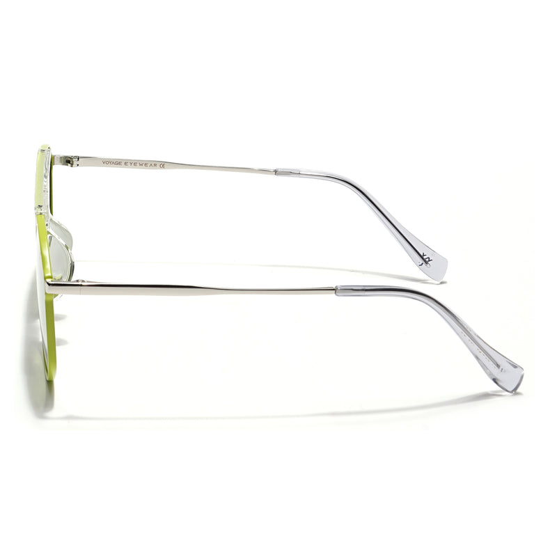 Voyage Select Wayfarer Sunglasses (Green Lens | Green & Transparent Frame - SLPMG6280)