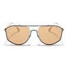 Voyage Select Wayfarer Sunglasses (Brown Lens | Blue & Transparent Frame - SLPMG6283)