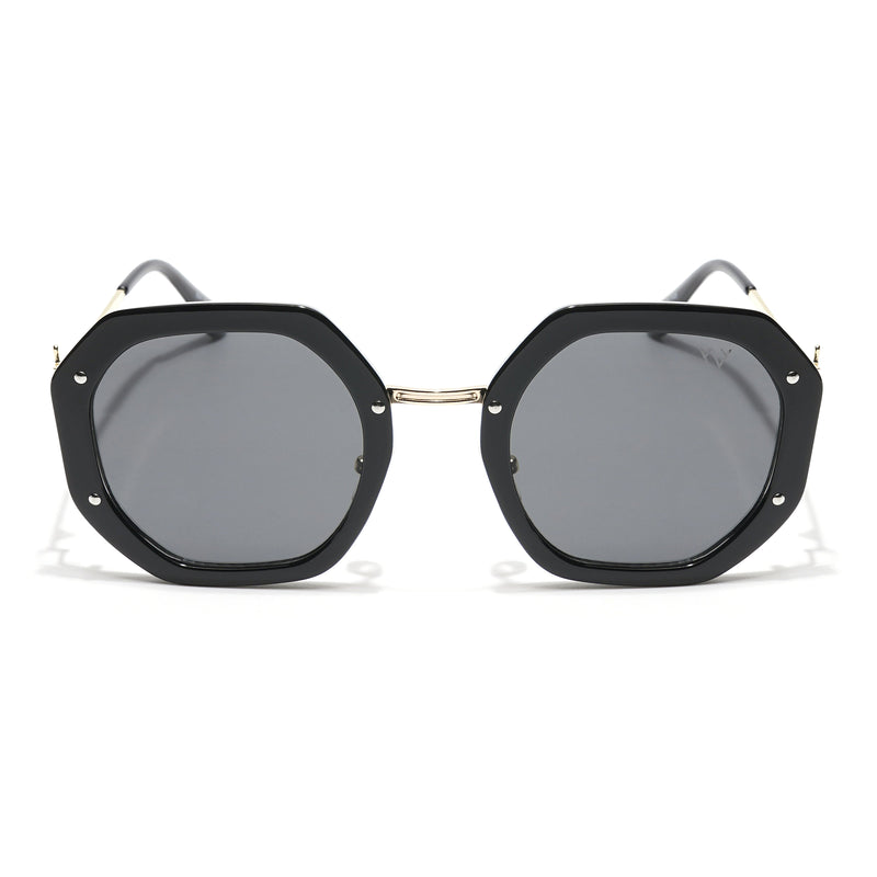 Black Geometric Sunglasses - MG4198