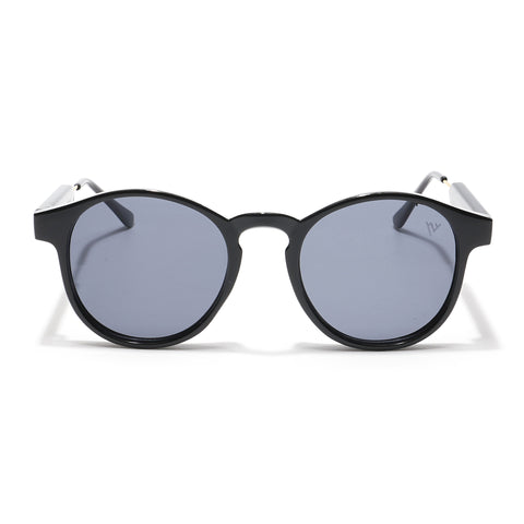 Bettle | Black Round Sunglasses - MG3876