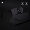 Black Polarized Wayfarer Sunglasses - PMG4140