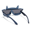 Wrap Around Sunglasses for Kids -6 yrs To 12 yrs (Black Lens | Navy Blue Frame - PMG6087)