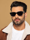 Soho | Black & Transparent Square Sunglasses | MG7329