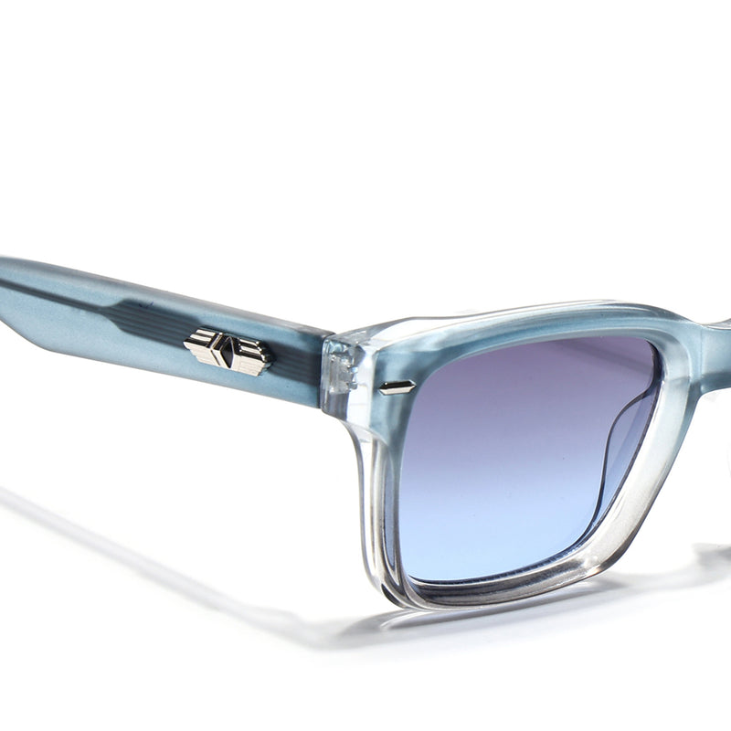 Soho | Blue & Transparent Square Sunglasses | MG7330