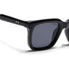 Square Sunglasses for Men & Women (Grey Lens | Shine Black Frame - MG7334)