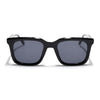 Square Sunglasses for Men & Women (Grey Lens | Shine Black Frame - MG7335)