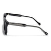 Square Sunglasses for Men & Women (Grey Lens | Shine Black Frame - MG7335)