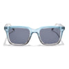 Square Sunglasses for Men & Women (Grey Lens | Blue & Transparent Frame - MG7337)