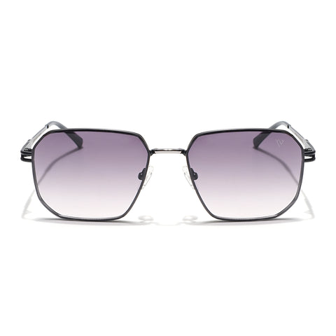Voyage Select Square Sunglasses (Grey & Pink Lens | Black Frame - SLMG6309)