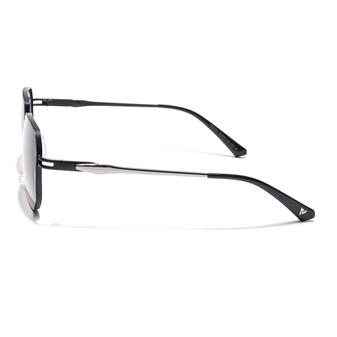 Voyage Select Square Sunglasses (Grey & Pink Lens | Black Frame - SLMG6309)