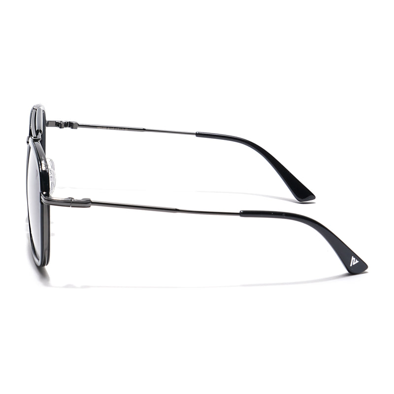 Voyage Select Wayfarer Sunglasses (Purple & Clear Lens | Black & Grey Frame - SLPMG6256)