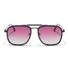 Voyage Select Wayfarer Sunglasses (Light Pink & Clear Lens | Black Frame - SLPMG6258)