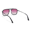 Voyage Select Wayfarer Sunglasses (Light Pink & Clear Lens | Black Frame - SLPMG6258)