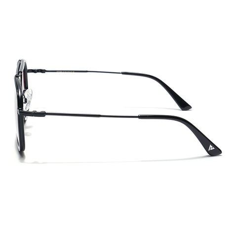 Voyage Select Wayfarer Sunglasses (Light Pink & Clear Lens | Black Frame - SLPMG6258)