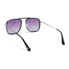 Voyage Select Wayfarer Sunglasses (Light Purple & Clear Lens | Black & Silver Frame - SLPMG6259)