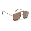 Voyage Select Wayfarer Sunglasses (Brown Lens | Demi Brown & Transparent Frame - SLPMG6260)