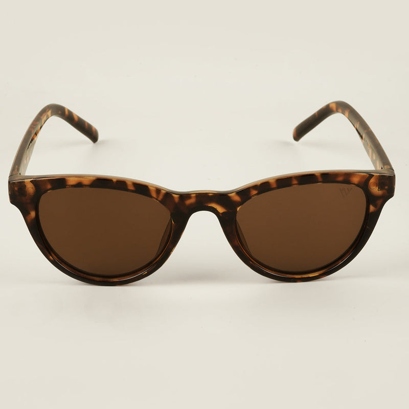 Oval Brown UV Protection Sunglasses - MG4078