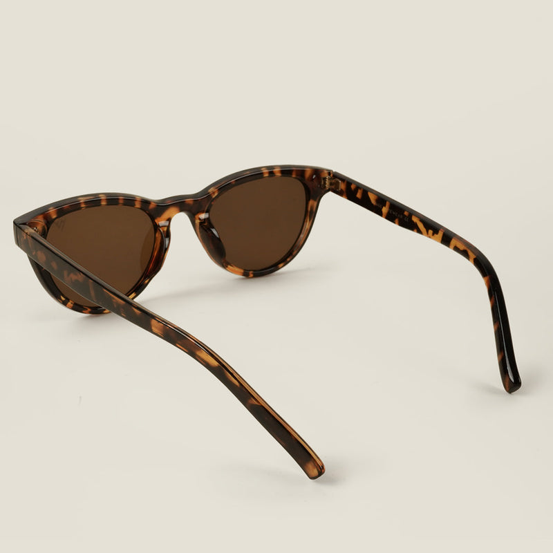 Oval Brown UV Protection Sunglasses - MG4078