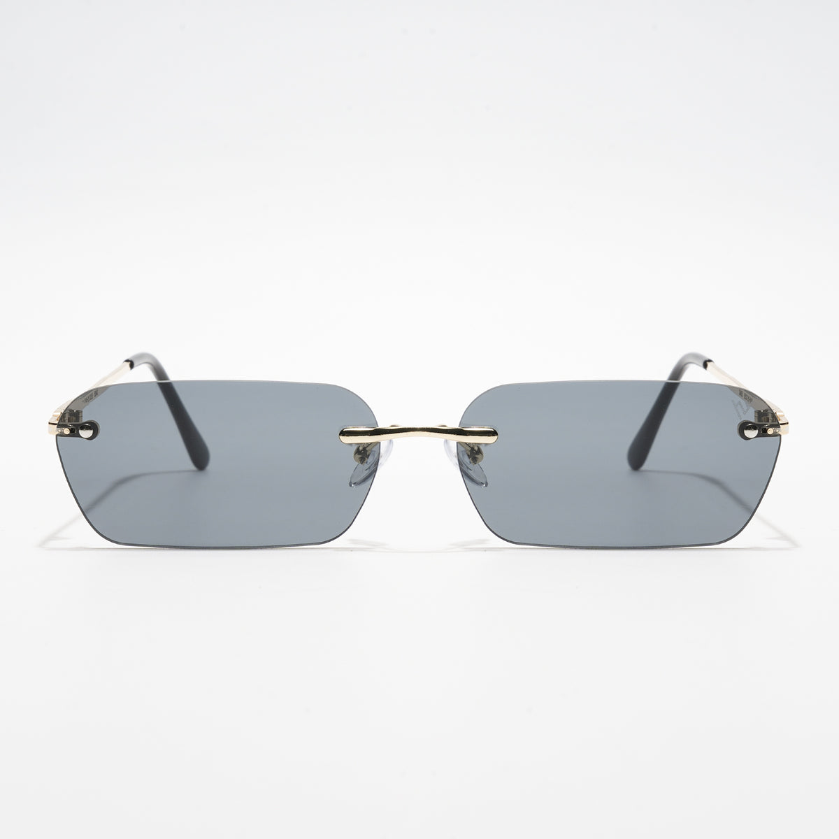 Underdog | Black Rimless Rectangle Sunglasses MG3786